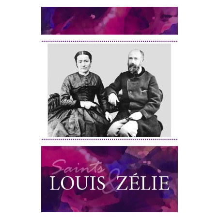 Carte postale Saints Louis et Zélie Martin (réf.75)