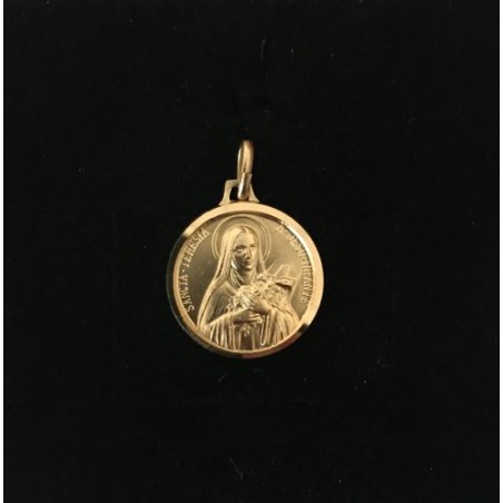 Médaille plaqué or 288 Thérèse latin