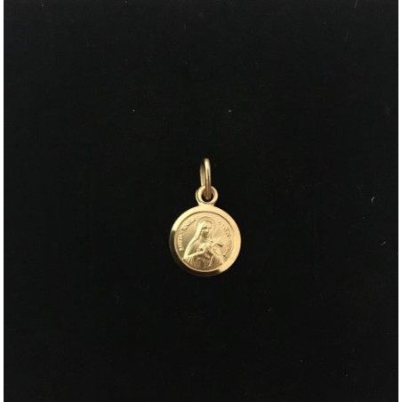 Médaille plaqué or 2269P20 Thérèse latin