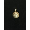 Médaille plaqué-or Sacré-coeur