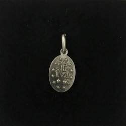 Médaille argentée Vierge miraculeuse M885