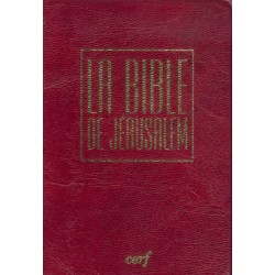 Bible de Jérusalem format poche vinyl bordeaux